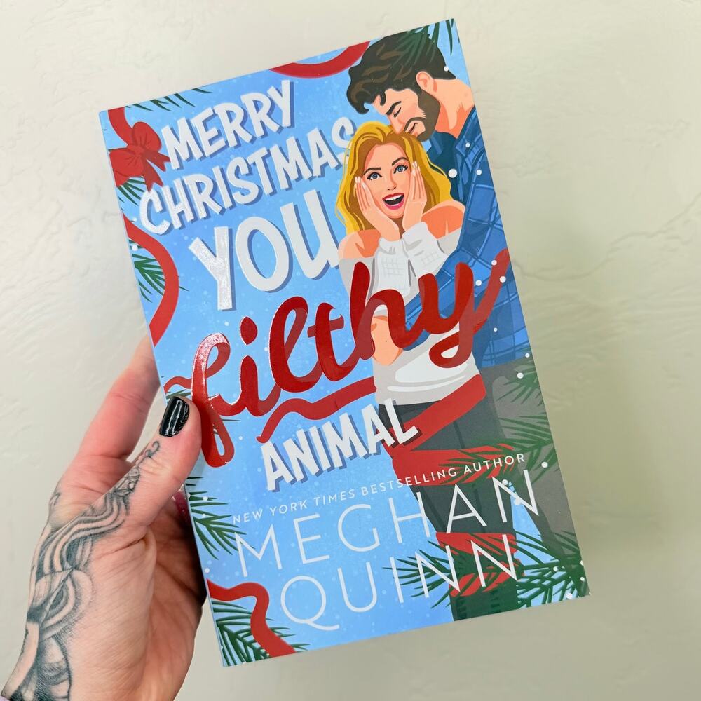 Merry Christmas You Filthy Animal Deluxe Edition By Meghan Quinn Paperback Book